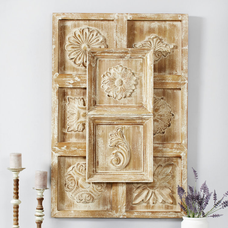 One Allium Way® Large Wood Wall Décor Wayfair